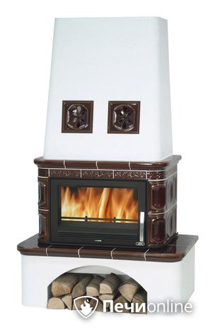 Печь-камин ABX Laponie II OX, коричневая в Домодедово